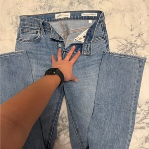 Denim forum Aritzia  arlo high rise straightt 30L 27W